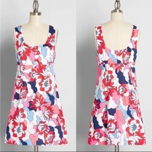 NWT ModCloth Barbie Retro Repercussions Babydoll Dress 16W Barbie Core Plus Size